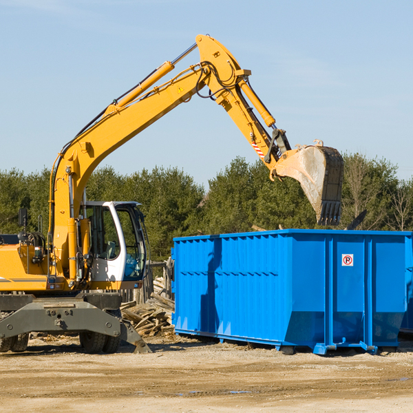 what size residential dumpster rentals are available in Brainard NE